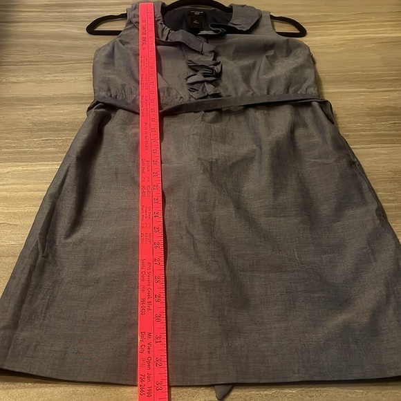 Ann Taylor Ruffle Sheath Dress with Belt - Picture 13 of 13
